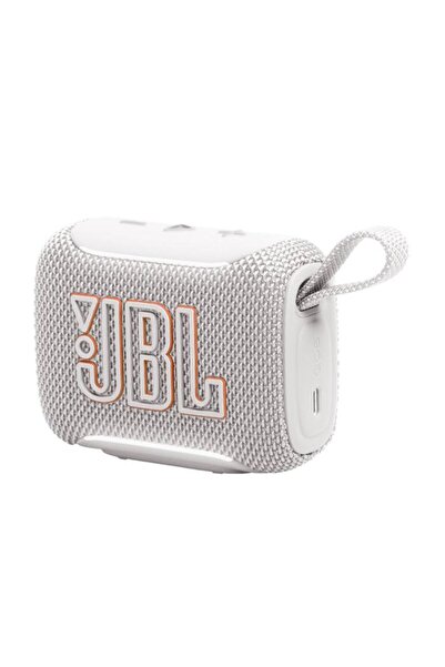 JBL Go 5 Portable Bluetooth Speaker with Ambient Edge Lighting - White