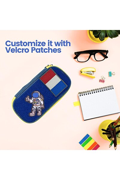 Project Nomad Tacti-cool Pencil Case – Large Pouch for School/Office Supplies, Multiple Pen Section & add-on accessories