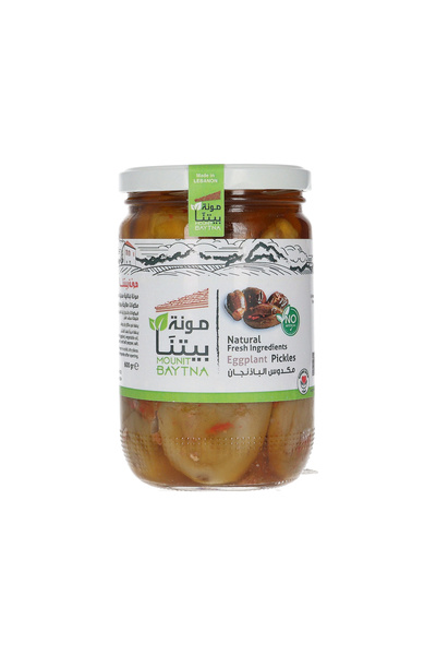 mounit baytna مخلل الباذنجان 600 جرام