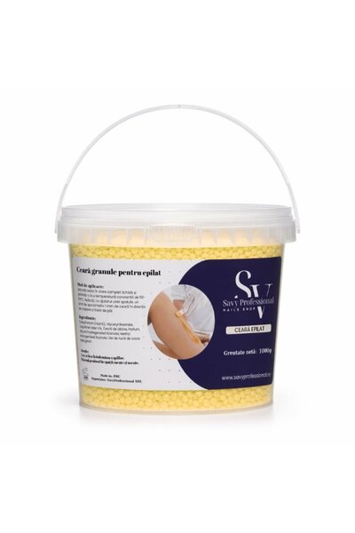 OEM Yellow wax granules for hair removal, Savyprofessional, 1000g