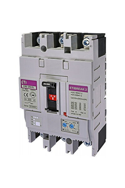 Eti Disjunctor auto eb2 250/3l 200A 3P 004671072