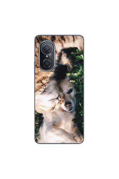 OEM Husa compatibila cu Huawei Nova 9 SE Silicon Gel Tpu Model Caine si Pisica