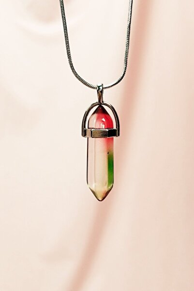 Generic Brand Anyolite 2 natural stone chain handmade design necklace pendant...