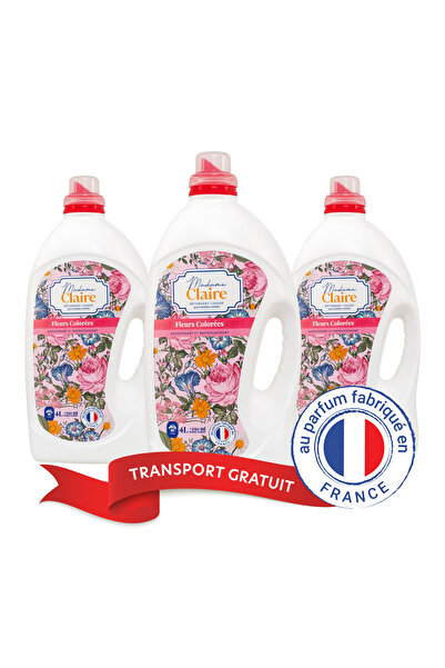 Madame Claire PACHET FAMILIE 3 BUCĂȚI - Detergent lichid - 4l + 250ml bonus x 3