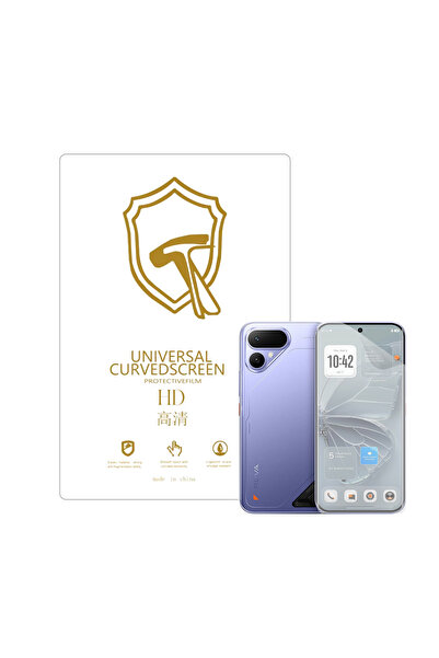 Microcase Tecno Pova Curve 2 ile Uyumlu Full Tpu Nano Ön Ekran Koruma Filmi -...