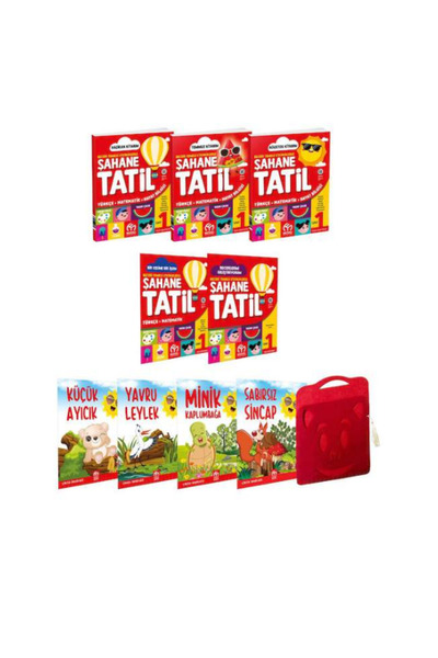 Model Eğitim Yayınları MODEL 1.SINIF ŞAHANE YAZ TATİL SETİ - 9 KİTAP + KARNE ...