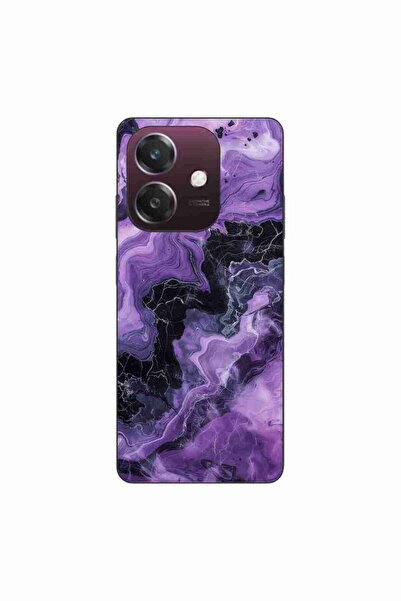 OEM Husa compatibila cu Oppo A60 5G Silicon Gel Tpu Model Abstract Purple Marble
