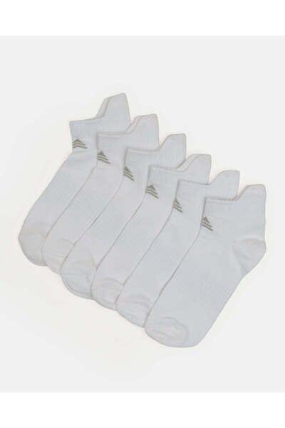 REDTAG Senior Boys White 3 Pairs Ankle Length Socks
