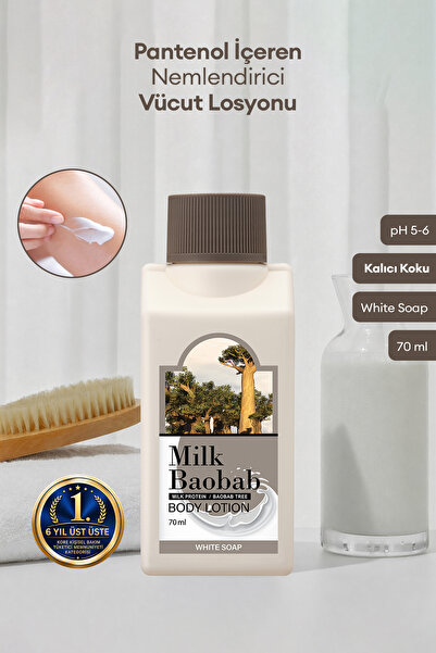 Milk Baobab Pantenol İçeren Nemlendirici Vücut Losyonu Original Body Lotion (...