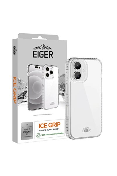 EIGER Husa Ice Grip iPhone 16 Clear