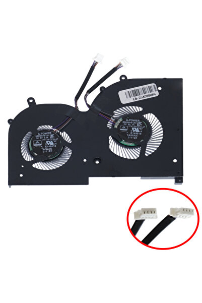 unbranded Ανεμιστήρας ψύξης GPU φορητού υπολογιστή για MSI Creator Z17 MS-17N...