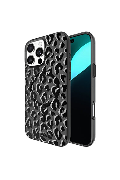 Kate Spade New York Protective MagSafe - Etui iPhone 16 Pro Max (City Leopard)