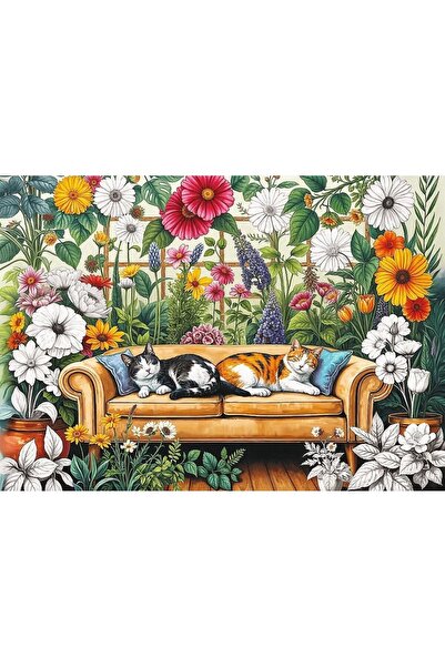 Trefl Puzzle 500 Seria Pisică