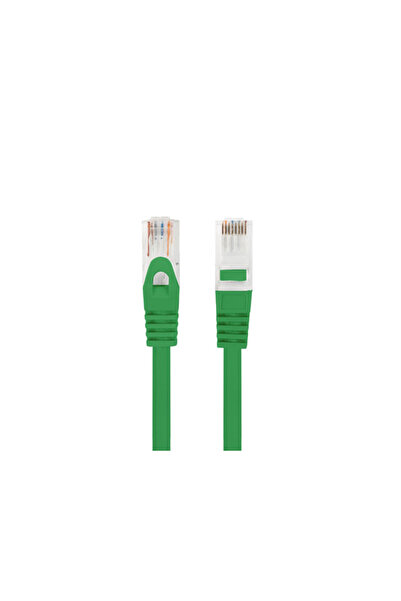 Lanberg Cordon de patch UTP cat.6 15m LSZH CU, testat cu Fluke, verde