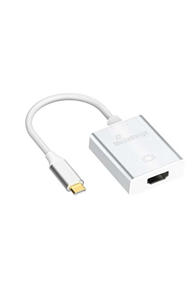 MediaRange Convertor USB Type-C 3.1 la HDMI, argintiu