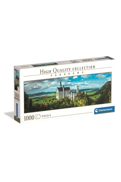 CLEMENTONI Puzzle 1000 Panoramă HQ Castelul Neuschwanstein