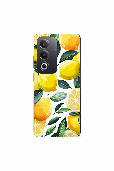 OEM Калъф, съвместим с Oppo A80, силиконов гел TPU модел с десен на лимони