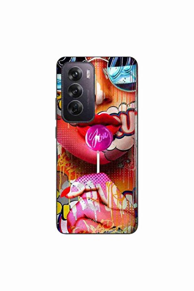 OEM Case compatible with Oppo Reno12 Pro Silicone Gel Tpu Pop Art Lolipop Pat...