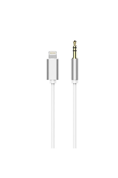OEM Cablu AUX Lightning (mufă Lightning) la Jack 3,5 mm (mufă Jack) negru