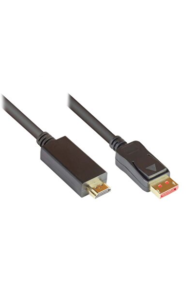 Good Connections Cablu DP1.4-St.-HDMI2.0-St. negru 2m