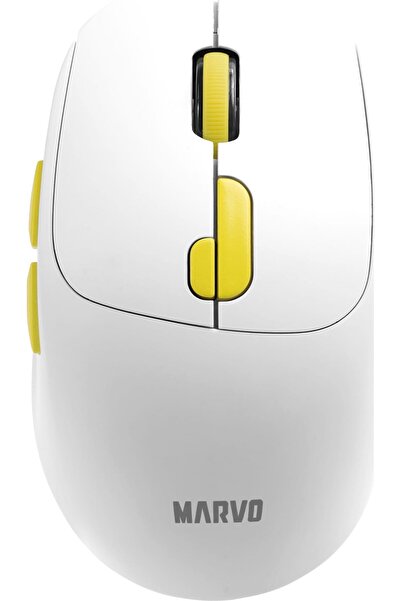 MARVO Mouse wireless, M809W, alb, optic, 1600DPI