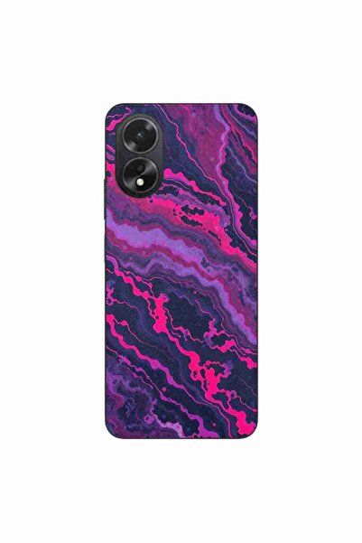 OEM Husa compatibila cu Oppo A38 4G Silicon Gel Tpu Model Midnight Rose Marble