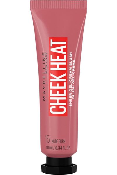 MABY Cheek Heat Water-Infused Hydrating Gel Cream Blush, 15 Nude Burn, 10 ml ...