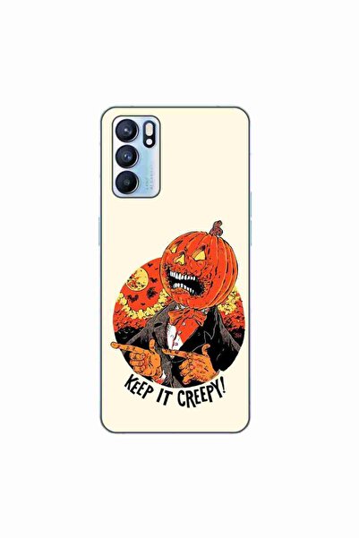 OEM Husa compatibila cu Oppo Reno6 5G Silicon Gel Tpu Model Halloween Keep it...