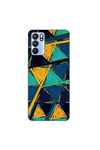OEM Husa compatibila cu Oppo Reno6 5G Silicon Gel Tpu Model Abstract Prism