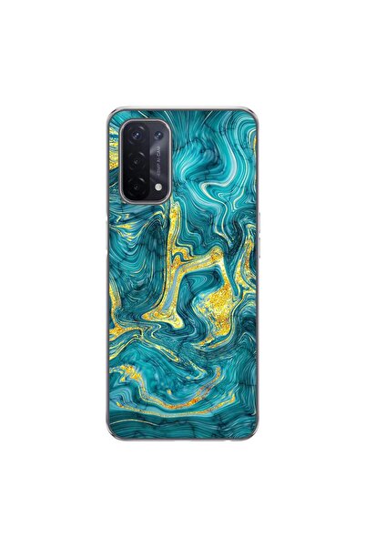 OEM Husa compatibila cu Oppo A54 5G, A74 5G Silicon Gel Tpu Model Abstract Ge...
