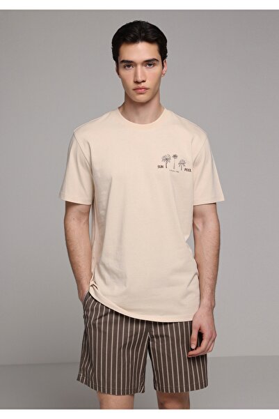 Colin's Tricou cu mânecă scurtă pentru bărbați, cu gât rotund, cu croială nor...