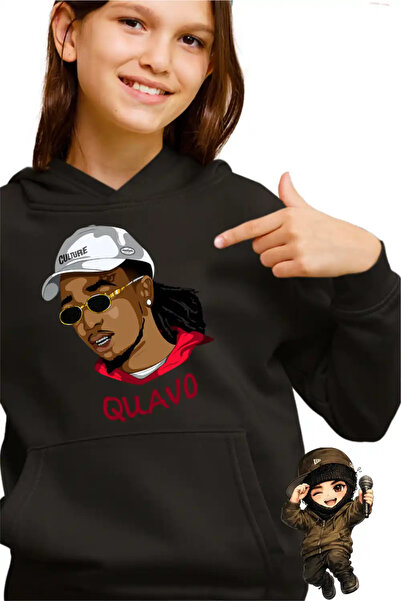 OEM Παιδικό Κοριτσίστικο Φούτερ Quavo Κουλτούρα Trap Ραπ Μουσική