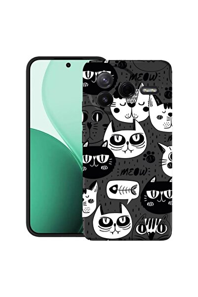 bestcase ¬Æ Husa TPU Ultra Slim Compatibil cu Poco F7 Pro, cu Design Cool Cat...