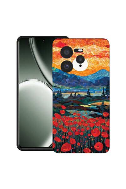 bestcase ¬Æ Husa pentru Realme GT 7 Pro cu Design Poppies in Sunset, TPU Mat ...