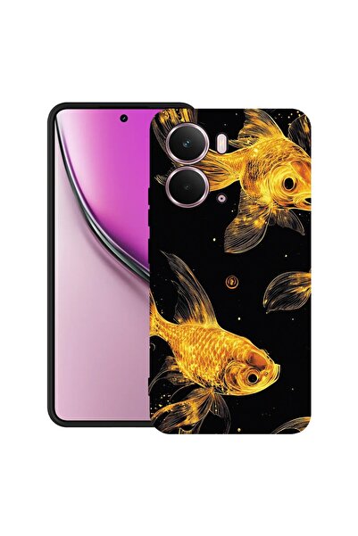 bestcase Θήκη για Realme P3 με σχέδιο χρυσών ψαριών, TPU Ματ Εξαιρετικά Λεπτή...