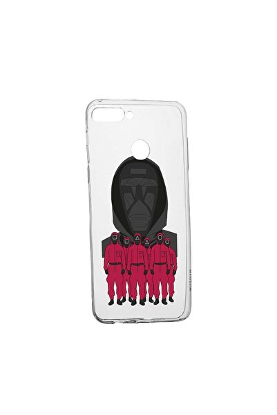 bestcase Husa Silicon Compatibila Cu Huawei Y6 Prime 2018, Squid Game - Front...