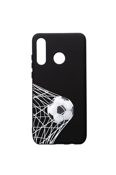 bestcase Husa Silicon Premium compatibila cu Huawei P30 Lite, Football - Gooa...