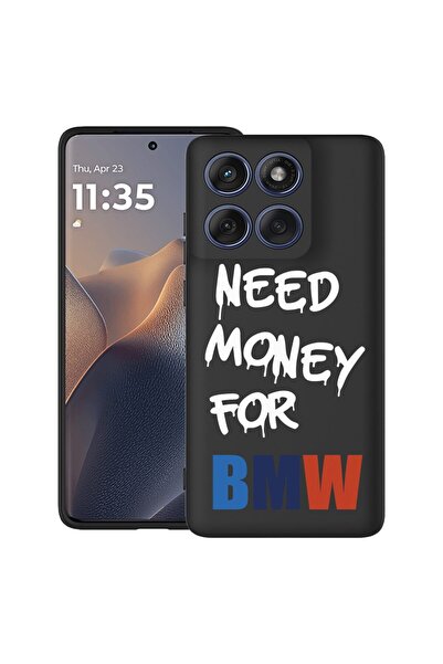 bestcase ¬Æ Husa pentru Poco X6 5G cu Design Need Money For BMW, TPU Mat Ultr...