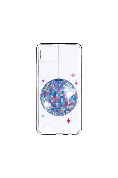 bestcase Διαφανής Θήκη Σιλικόνης 2MM, Συμβατή με Realme C20, Disco Ball, Αντι...
