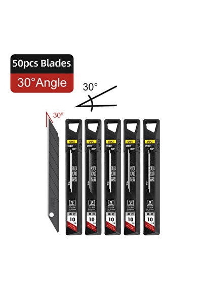 Choice 5PCS DL-DP094 Deli 9mm Utility Knife Sharp 30/60 Degree Metal Stainles...