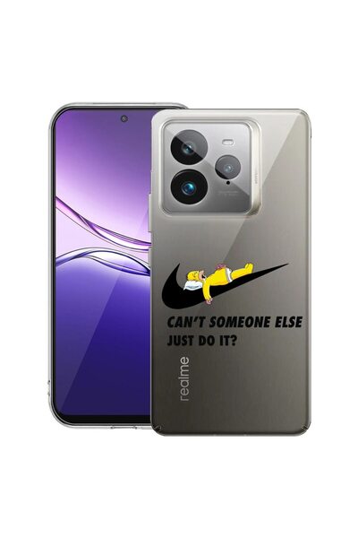 bestcase Θήκη για Realme GT 7 Pro με σχέδιο Simpson Just Do It, Διαφανής Λεπτ...