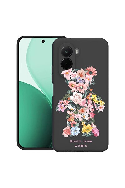 bestcase Θήκη TPU Υπέρλεπτη Συμβατή με Poco M7, με σχέδιο Αρκουδάκι που αναδε...