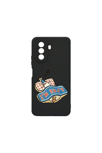 bestcase Λεπτή Θήκη Σιλικόνης 0.8MM, Συμβατή με Huawei Nova Y70, Έχω Απασχόλη...