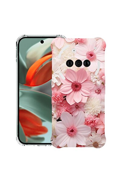 bestcase Husă compatibilă cu Nothing Phone (3a), Antișoc 1.5MM, Margarete Roz...