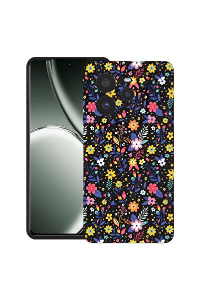 bestcase ¬Æ Husa pentru Realme GT 7 Pro cu Design Flower Pattern, TPU Mat Ult...