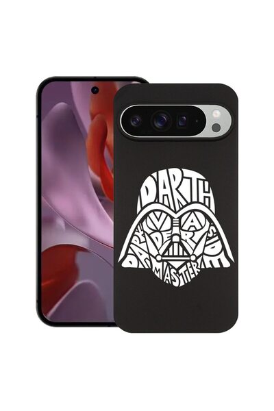 bestcase Husă pentru Google Pixel 9 Pro XL, Calligraphy Darth Vader, Silicon ...
