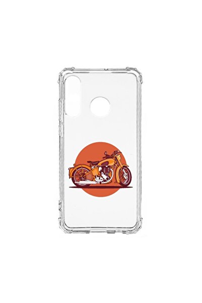 bestcase Husa Anti Shock, Compatibila Cu Huawei P30 Lite, Retro Bike, Silicon...