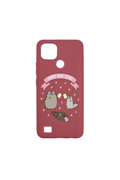 bestcase Θήκη σιλικόνης, Συμβατή με Realme C21, Καλή Πρωτοχρονιά, ανθεκτική σ...