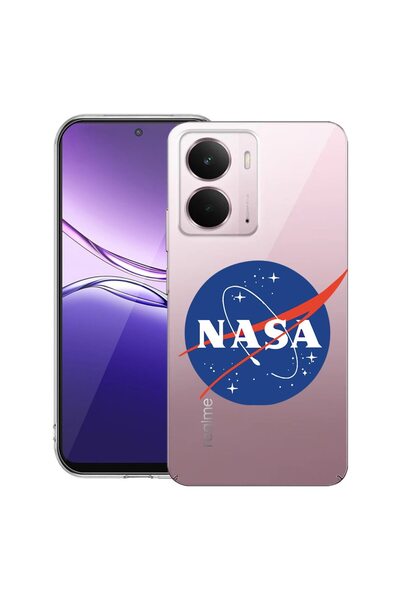 bestcase ¬Æ Husa pentru Realme P3 cu Design Nasa Classic, Clear Slim Silicon,...
