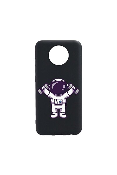 bestcase Husa Silicon Compatibila cu Nokia C10, Astronaut Gym, rezistenta la ...